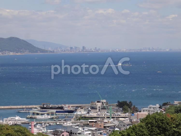 海のある風景１ 風景,そら,空の写真素材