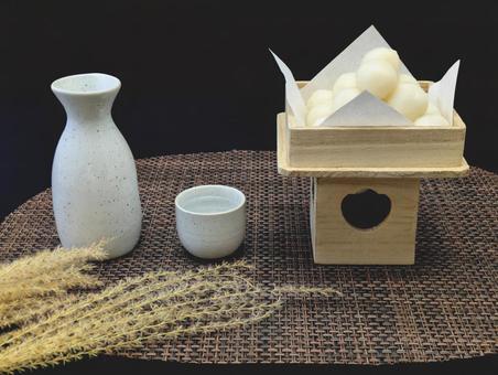 秋イメージ(お月見)5 秋イメージ(お月見)5の写真