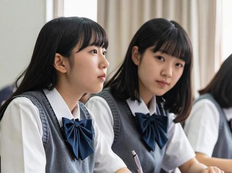 女子高生の写真