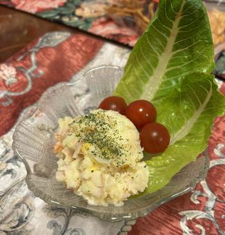 家庭料理ポテトサラダ 家庭料理ポテトサラダ ポテトサラダ,家庭料理,手料理の写真素材