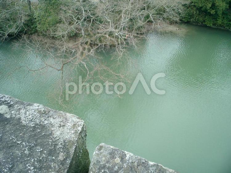 伊賀上野城本丸高石垣 伊賀上野城,伊賀の写真素材