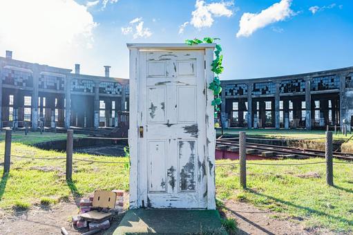 大分県　玖珠町　旧豊後森機関庫 旧豊後森機関庫,豊後森機関庫,大分の写真素材