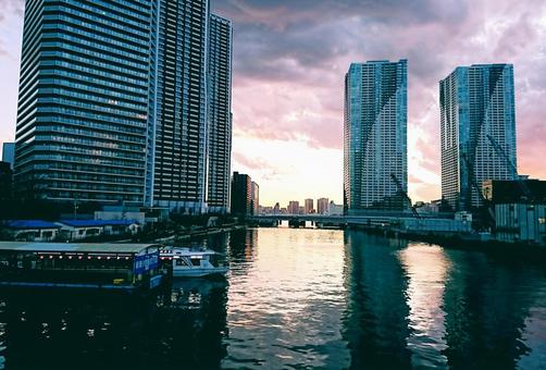 Photo, houseboat, tower mansion, chuan, 