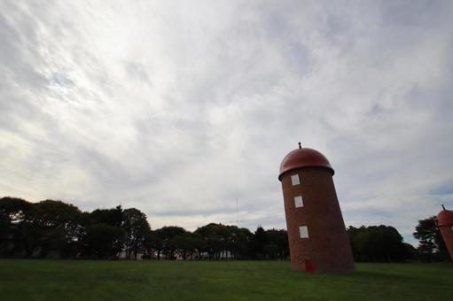 明治公園のサイロ 明治公園のサイロ 北海道,根室市,明治公園の写真素材