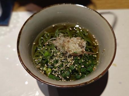 わかめそば わかめそば 和食,そば,わかめの写真素材