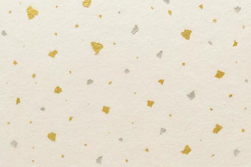 金箔銀箔(大) 白い和紙 背景の写真