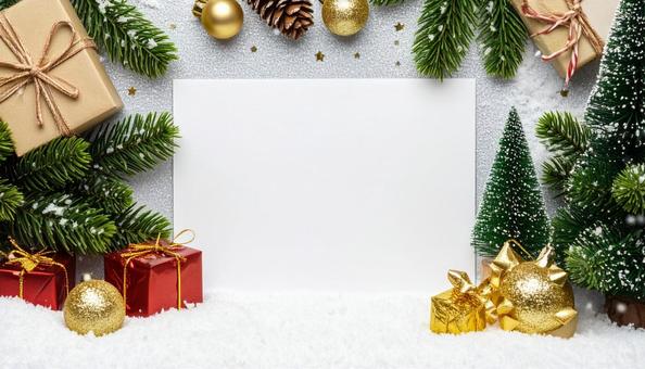 クリスマスのテキストスペース クリスマスのテキストスペースの写真