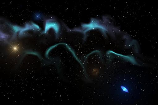 幻想的背景素材　散光星雲と深宇宙 深宇宙,散光星雲,心象風景の写真素材