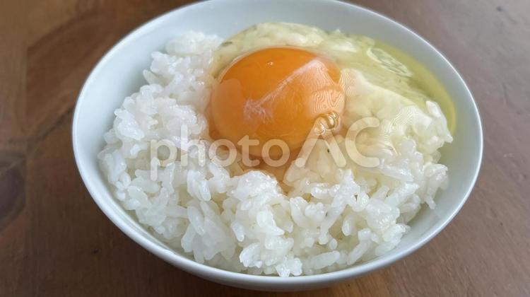卵かけご飯 卵,ゆで卵,白身の写真素材