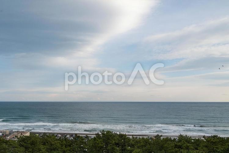 房総の海 海,空,雲の写真素材