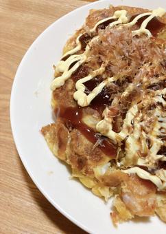 手作りお好み焼き 手作りお好み焼きの写真