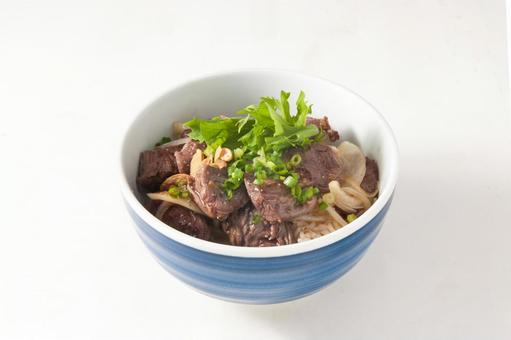 サイコロステーキ丼 サイコロステーキ丼 肉,丼,メニュの写真素材