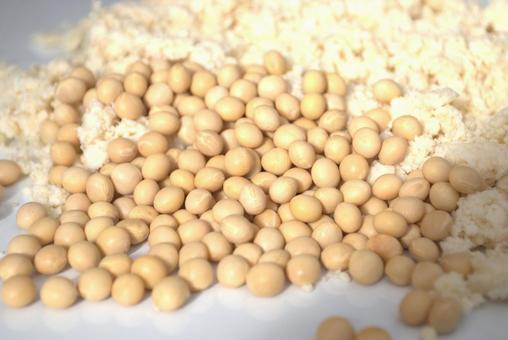 大豆とおから おから,食材,食べ物の写真素材