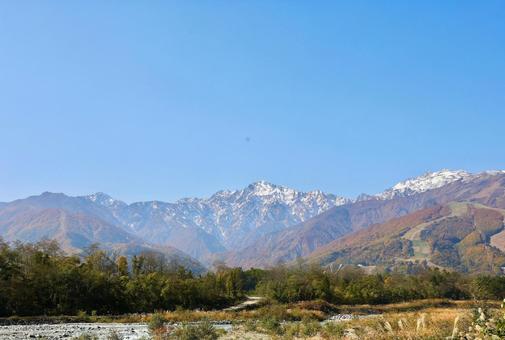 三段紅葉　白馬の写真