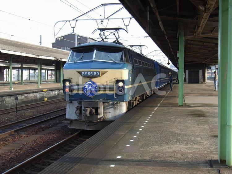 EF66　寝台特急富士はやぶさ ef66,富士,はやぶさの写真素材