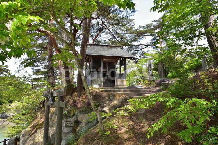 松島　雄島　真珠稲荷 松島,雄島,御島の写真素材