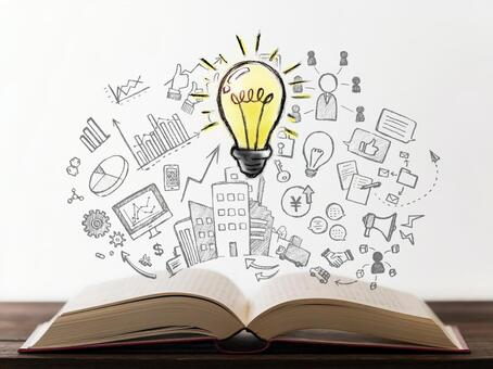 Idea Book Business Study Light Bulb, kinh doanh, ý tưởng, làm việc từ xa, JPG