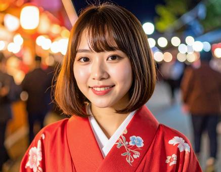 縁日に来ましたの写真