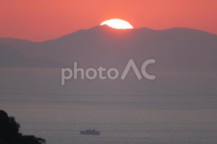 瀬戸の夕暮れ 日暮れ,暁,風景の写真素材