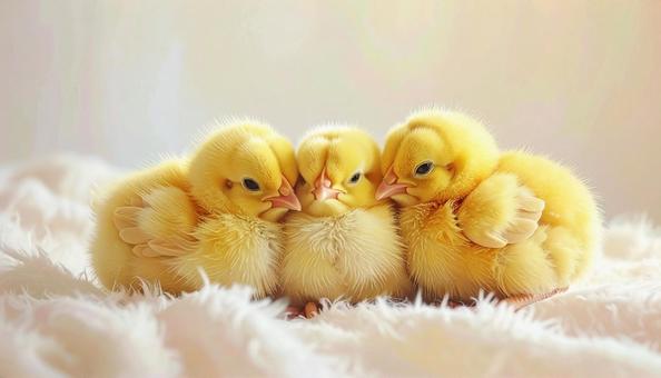 かわいいヒヨコ かわいいヒヨコの写真