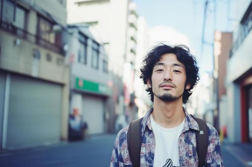 モデル男性ストリートスナップ モデル男性ストリートスナップの写真