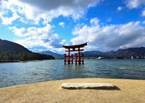 厳島神社 大鳥居 厳島神社 大鳥居 厳島神社,大鳥居,宮島の写真素材