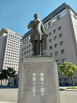 川路大警視の像 川路大警視,川路利良,日本警察の父の写真素材