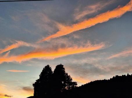 夕焼け空 夕焼け空の写真
