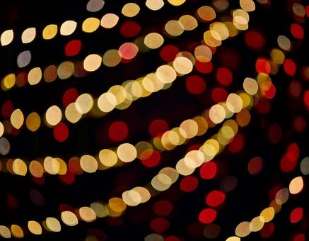 クリスマス時期のイルミネーションと光6の写真