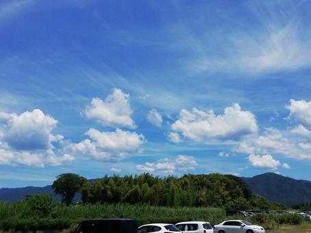 夏の空 夏の空の写真