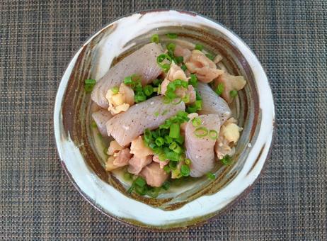 鶏ひざ軟骨とねじりコンニャクの煮物4 鶏ひざ軟骨とねじりコンニャクの煮物4 鶏肉,鶏,軟骨の写真素材