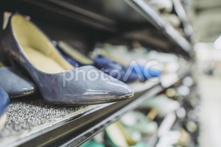 大量のハイヒール 靴,ハイヒール,シューズの写真素材