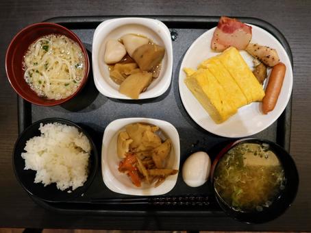 会津若松 ホテルの朝食ビュッフェ 会津若松,ホテル,ビュッフェの写真素材