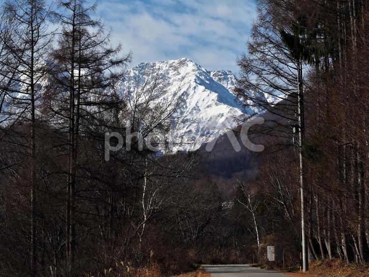 秋の北アルプス 秋,初秋,北アルプスの写真素材
