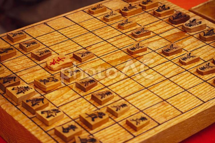 将棋盤 将棋盤,将棋駒,勝負の写真素材
