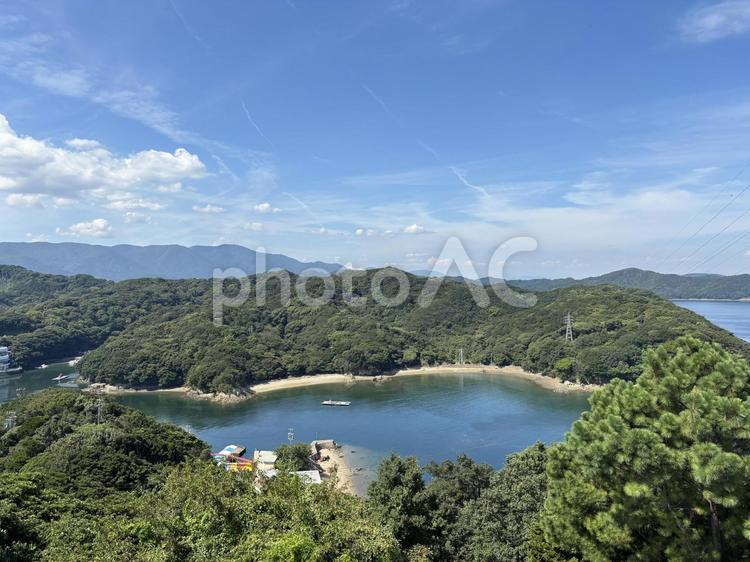 旅行先での風景 海,風景,空の写真素材