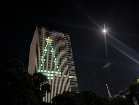 クリスマスツリー クリスマスツリー,冬,イルミの写真素材