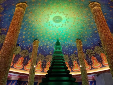 ワットパクナム観光 ワット,寺,寺院の写真素材