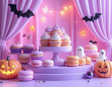 ピンクのハロウィンショーウィンドウ 3 ピンクのハロウィンショーウィンドウ 3の写真