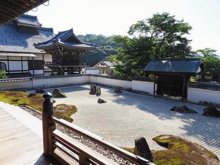 常栄寺 雪舟庭の南溟庭（なんめいてい）の写真
