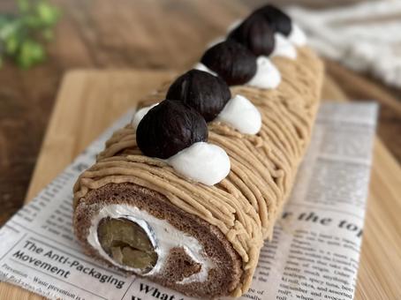 モンブランロール モンブランロールの写真