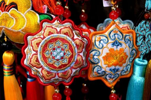 お土産 ストラップ,お土産,中国の写真素材