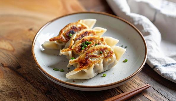 餃子 餃子の写真