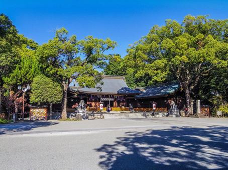 【兵庫県】姫路市・兵庫縣姫路護國神社 兵庫縣姫路護國神社,白鷺宮,寺社仏閣の写真素材