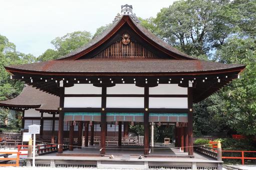 賀茂御祖神社(下鴨神社)橋殿 賀茂御祖神社(下鴨神社)橋殿 賀茂御祖神社,下鴨神社,橋殿の写真素材