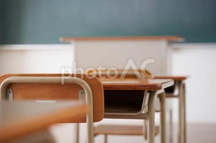 日本の学校の教室イメージ 日本,教室,学校の写真素材