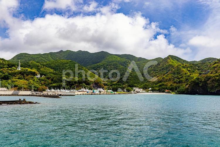 小笠原諸島　母島の風景　 小笠原諸島,海,海景の写真素材