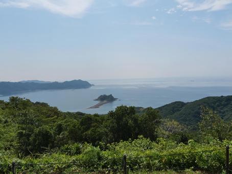 うずの丘からの海 うずの丘からの海 兵庫県,淡路島,うずの丘の写真素材