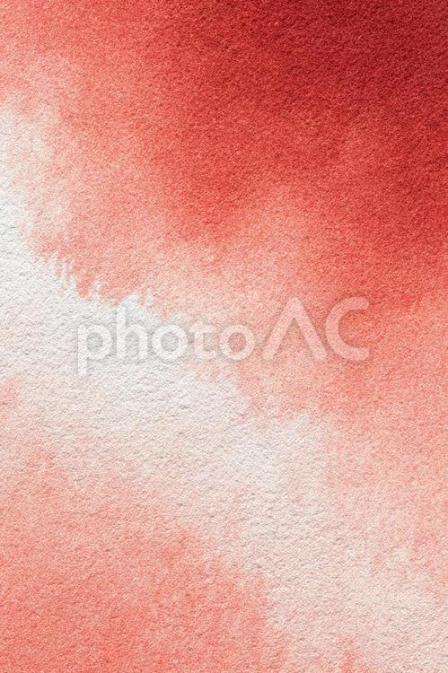 柔らかな赤とピンクのグラデーション 水彩,水彩画,テクスチャの写真素材