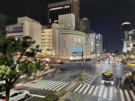 思い出 思い出 港町,夜の街,デパートの写真素材